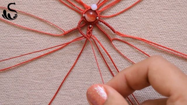 Easy Macramé Bracelet Tutorial for Beginners | Macramé Bracelet with Bead | DIY смотреть онлайн