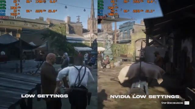 Red Dead Redemption 2 i3 + MX330 | Performance Low settings vs Nvidia Low settings смотреть онлайн