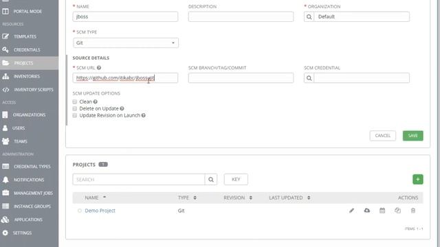 Ansible AWX And Redhat Jboss