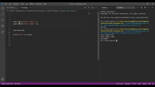 Input | Eval | Functions | Python Basics | Python Lecture 2 смотреть онлайн