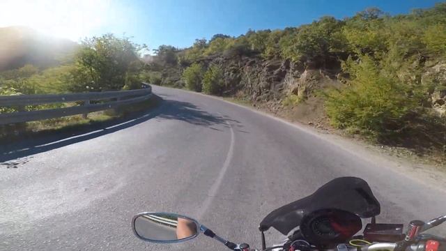Дорога возле Веселого, Крым на Yamaha FZ6N смотреть онлайн