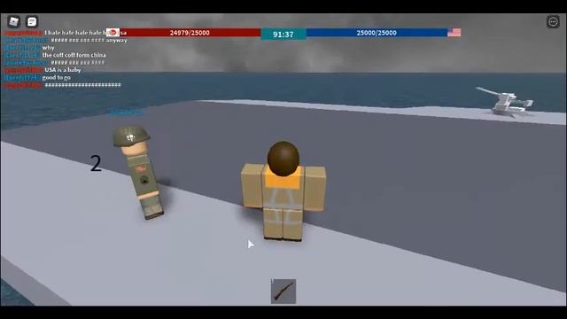 Colorized footage of the Battle of Midway (Naval warfare Roblox) смотреть онлайн