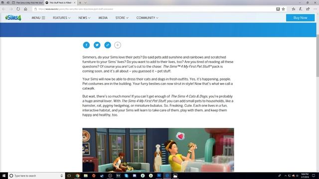 $10 HAMSTERS?!? | THE SIMS 4 MY FIRST PET STUFF | TRAILER REVIEW/BREAKDOWN + THOUGHTS смотреть онлайн