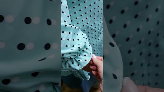 Вторая примерка блузы.Без изменений,все отлично.Отшиваем изделие. смотреть онлайн