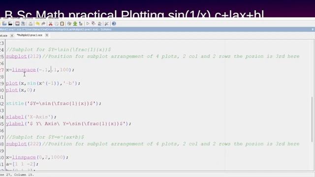 Scilab free alternative to MATLAB B.Sc Math Practical Lecture 4 смотреть онлайн