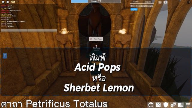 Roblox - World of Sorcery Petrificus Totalus คาถาแช่แข็ง смотреть онлайн