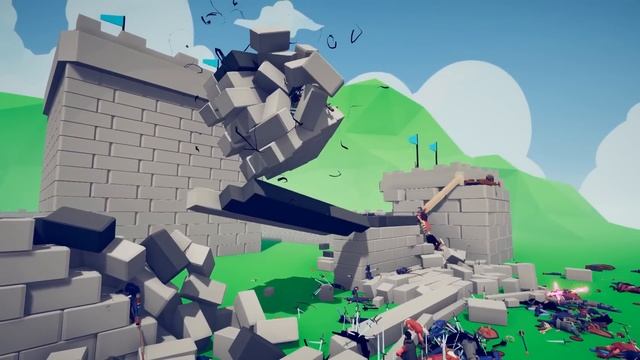 Brick Castle Defense War and The King Treasure Guardians TABS Mod Totally Accurate Battle Simulator смотреть онлайн