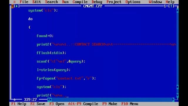 Contact Management System Project in C смотреть онлайн