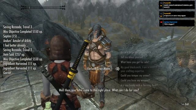 [ENG/RUS] [Skyrim Requiem] [No Death] Char #35: Razaada