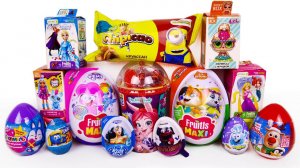 Первый МИКС 2023  15 Киндер Сюрпризов LOL MLP Cave Club ХОЛОДНОЕ СЕРДЦЕ 2 Монстры на каникулах