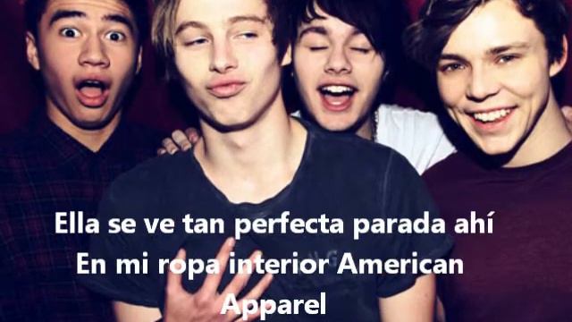 5 seconds of summer- She Look So Perfect- Traducido al español смотреть онлайн