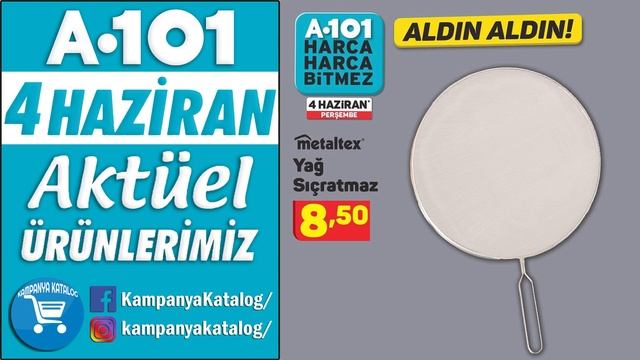 A101 BEYAZ EŞYA VE MUTFAK ÜRÜNLERİ | A101 4 HAZİRAN 2020 PERŞEMBE | A101 KAMPANYALARI | A101 AKTÜEL смотреть онлайн