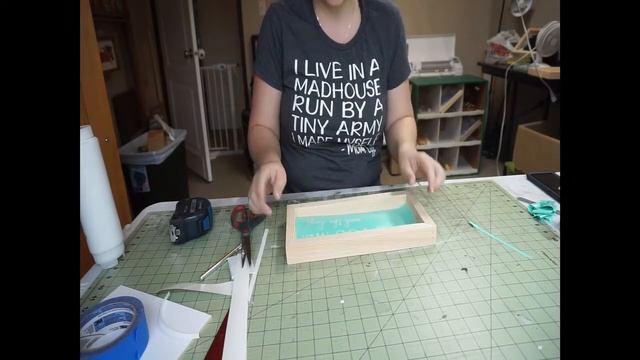 How to use the Hinge Method to Apply a Stencil смотреть онлайн