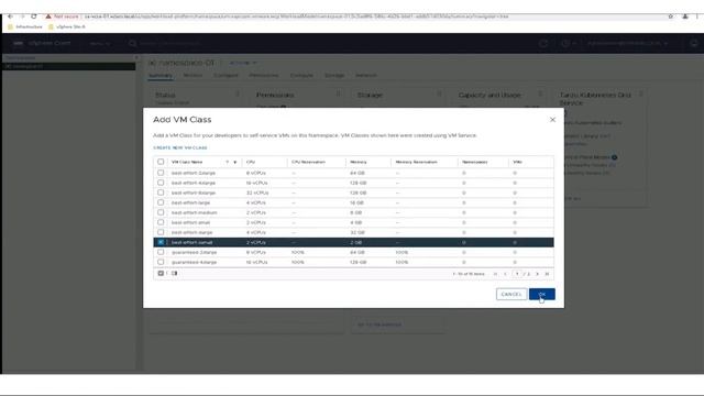 Creating and Configuring a vSphere with Tanzu Namespace смотреть онлайн