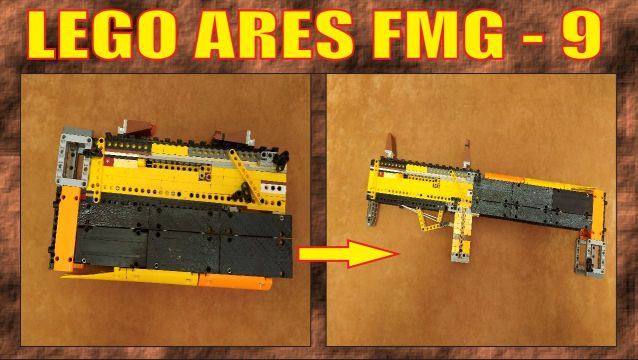 ЛЕГО ОРУЖИЕ | П-ПШКА - ТРАНСФОРМЕР | ARES FMG-9 | СТРЕЛЯЕТ смотреть онлайн