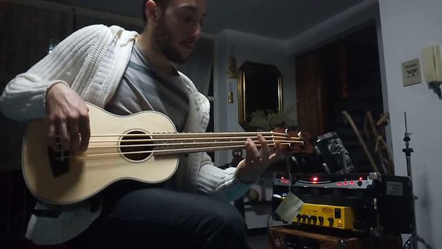 Uk Dream UB-513 Review U-Bass 30 inch Ukulele Test unboxing bass Kala GT Aliexpress link смотреть онлайн