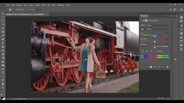 Как поменять цвет одежды в Фотошопе смотреть онлайн