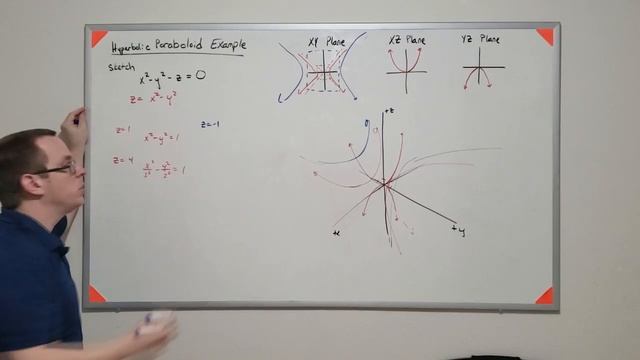 11.06.06 Quadric Surface Example - Hyperbolic Paraboloid смотреть онлайн