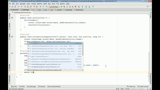 Android App Development Tutorial Step8(OnItemClickListener, onResume, Cursor and onKeyDown) смотреть онлайн