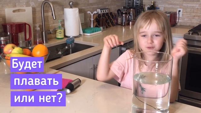 Какие ФРУКТЫ умеют ПЛАВАТЬ? Челлендж - эксперимент: “плавает или тонет”! смотреть онлайн