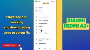 Xiaomi Redmi A2 Plus Playstore not working/downloading apps problem || way to solve Playstore issue