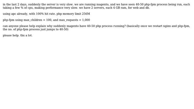 DevOps & SysAdmins: magento php-fpm too many process смотреть онлайн