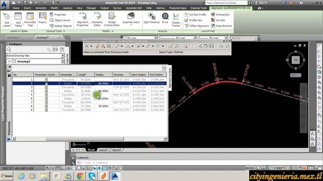 CIVIL 3D 2014 CARRETERAS (2/15): Alineamiento 2/3 смотреть онлайн
