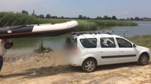 №13. Копия видео "Погрузка лодки ПВХ на багажник авто"