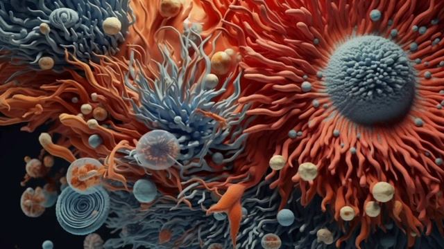 Smart TV Art Gallery | Magnificent Art of Microscopic Organism | Screensaver Ambient Mode | HD4K смотреть онлайн