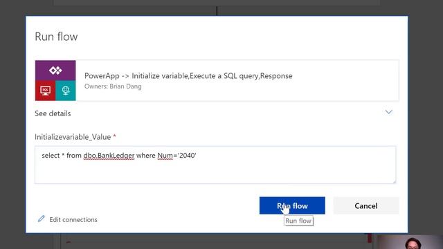 Type and Run a SQL Query inside PowerApps смотреть онлайн