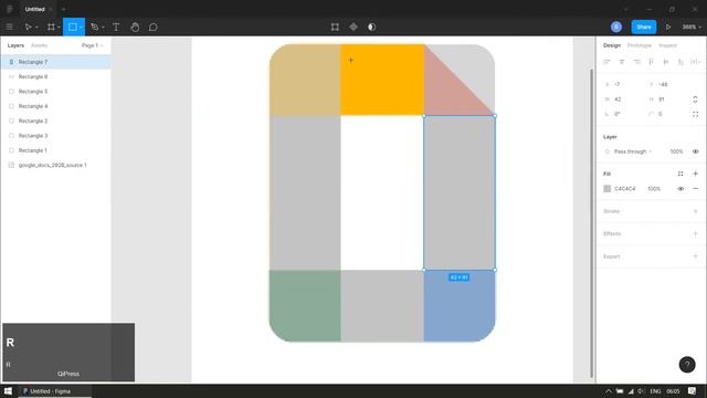 Figma Howto - Google Docs Icon (2020)