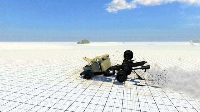 BeamNG DRIVE КрАЗ-258 смотреть онлайн