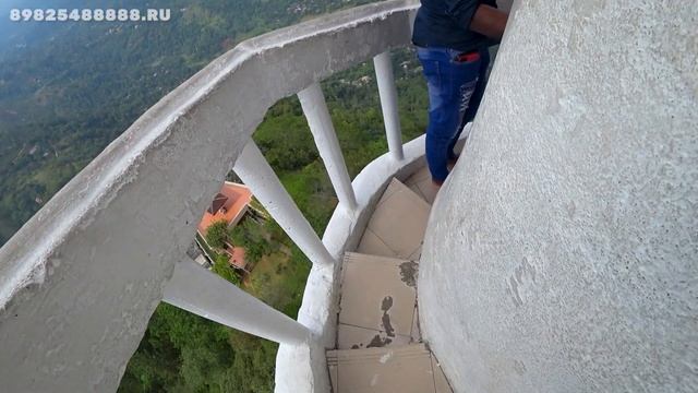 Самая опасная башня Амбулувава на Шри-Ланке, экскурсия в центр острова смотреть онлайн