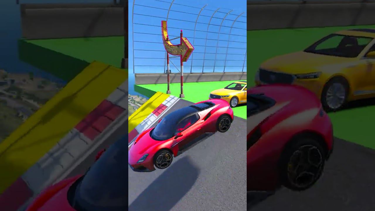 КАК ВЫСОКО В НЕБО УЛЕТИТ ЧИТ ТАЧКА С ОГРОМНОГО ТРАМПЛИНА? ПРЫЖКИ В ВЫСОТУ ГТА 5! #shorts смотреть онлайн