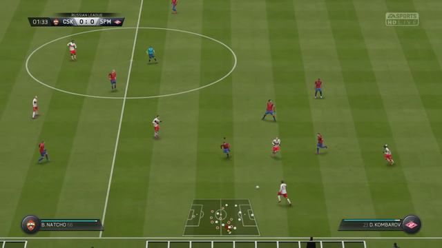 FIFA 16 Быстрый матч 0:0 CSK - SPM, 1 тм. смотреть онлайн