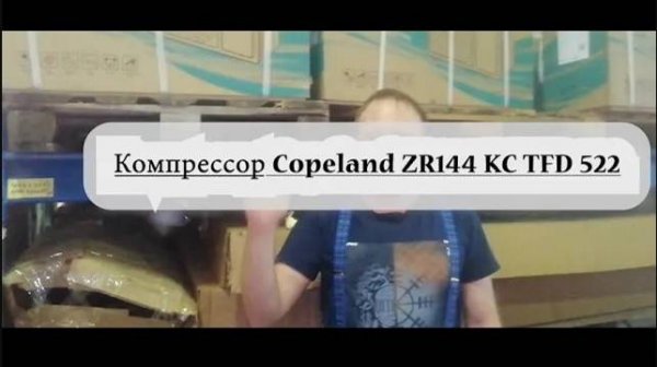 Спиральный компрессор Copeland ZR144KC TFD 522