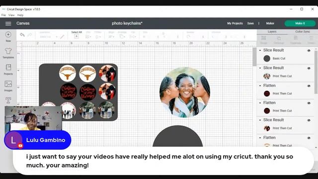 LIVE: ACRYLIC PHOTO KEYCHAINS WITH CRICUT - PRINT THEN CUT PROJECT смотреть онлайн