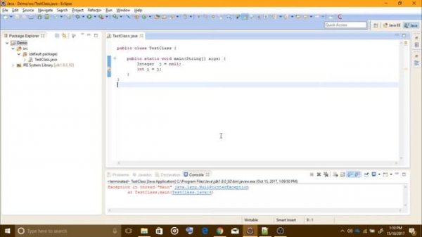 What is a NullPointerException, and how do I fix it?