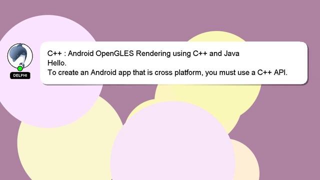 C++ : Android OpenGLES Rendering using C++ and Java смотреть онлайн