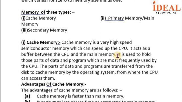 #PPS-3: What is Memory | Types Of Memory | Cache Memory | Programming for Porblem Solving смотреть онлайн