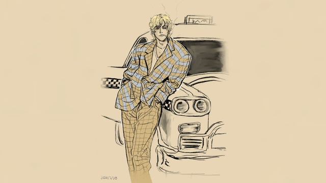 Taxi Speed Paint (procreate) смотреть онлайн