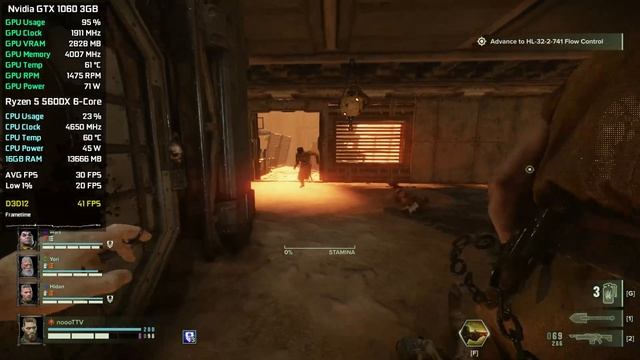 Warhammer 40,000: Darktide - GTX 1060 3GB - AMD FSR 2 смотреть онлайн