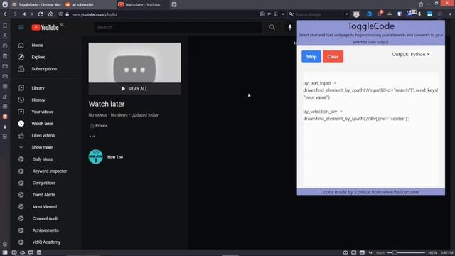 How To Generate Code For Python Selenium And Java Selenium смотреть онлайн