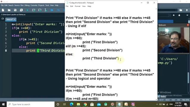 [Hindi] #6 Nested If in Python | Elif Statement in Python | Python if else statement смотреть онлайн