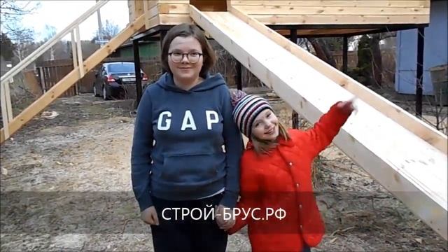 Детский деревянные дом для дачи из бруса смотреть онлайн