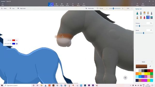 Windows 10 Paint3d Tutorial : Make a 3d model from 2d image and paint it смотреть онлайн