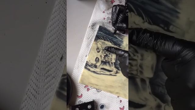 Predator tattoo timelapse смотреть онлайн