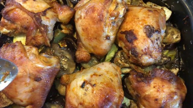 Курица с овощами/Диетическое блюдо смотреть онлайн