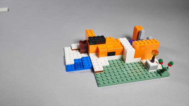 Lego Minecraft 21178 The Fox Lodge Speed Build смотреть онлайн