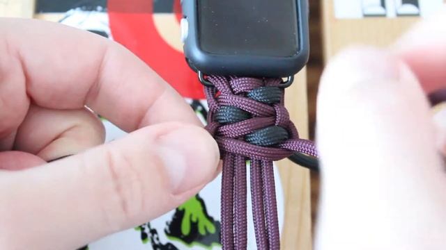 Tutorial Paracord Apple Watch strap Ремешок для часов Apple Watch своими руками смотреть онлайн